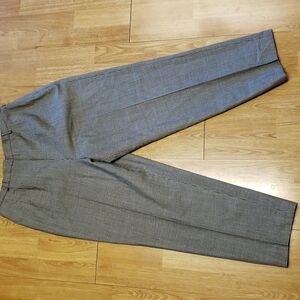 Talbots houndstooth high waist wool trousers 12